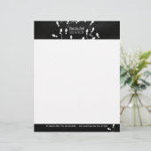 En-tête De Lettre Il danse instructif (Debout devant)