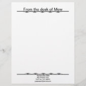 En-tête De Lettre Iris Shadow Fairy (Devant)