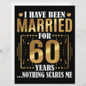 En-tête De Lettre Je suis marié depuis 60 ans 60e Mariage (Devant / Derrière)