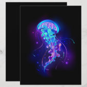 En-tête De Lettre Jellyfish éclatante couleur (Devant / Derrière)