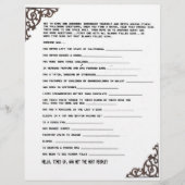 EN-TÊTE DE LETTRE JEU DE PRÉSENTATION (Devant)