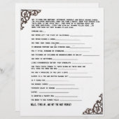 EN-TÊTE DE LETTRE JEU DE PRÉSENTATION (Devant / Derrière)