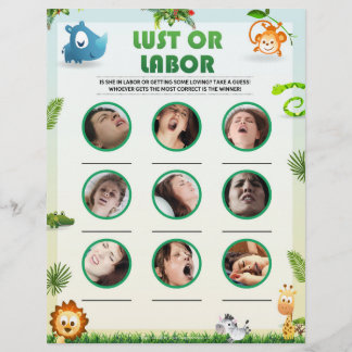 En-tête De Lettre Jeu Sur Le Baby shower Du Travail Ou De La Souche