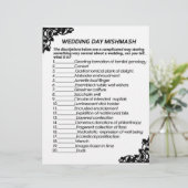 EN-TÊTE DE LETTRE JOURNÉE DU MARIAGE PAPIER DE JEU DIHMASH (Debout devant)