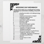 EN-TÊTE DE LETTRE JOURNÉE DU MARIAGE PAPIER DE JEU DIHMASH (Devant / Derrière)