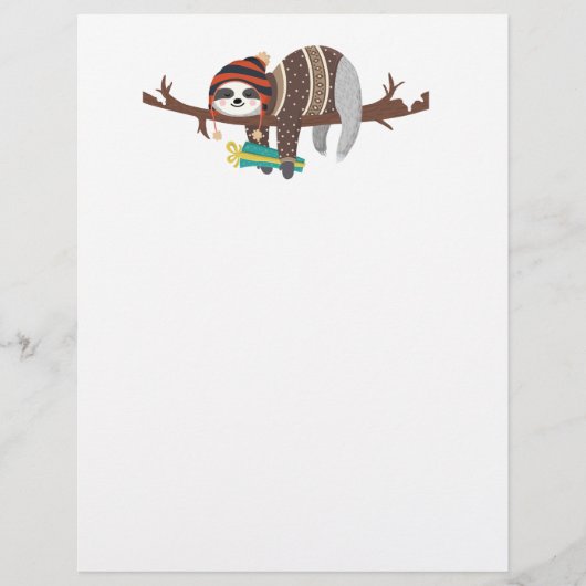 En-tête De Lettre Joyeux design de Noël (Devant)