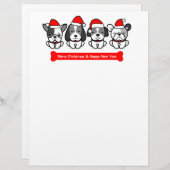 En-tête De Lettre Joyeux Noël (Devant / Derrière)