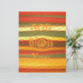 En-tête De Lettre Joyeux Noël Dieu Béni Vous Couleurs Design (Debout devant)