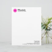 En-tête De Lettre Kaleidoscopic Mandala 027 (Debout devant)