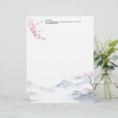 En-tête De Lettre La tranquillité attend (Debout devant)