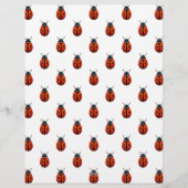 En-tête De Lettre Ladybugs (Dos)