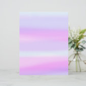 En-tête De Lettre Laver Aquarelle Magenta bleu clair (Debout devant)