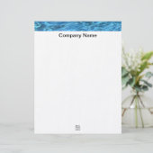 En-tête De Lettre L'eau de piscine (Debout devant)