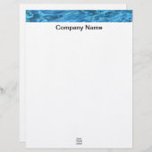 En-tête De Lettre L'eau de piscine (Devant / Derrière)