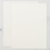 En-tête De Lettre Letterhead (Devant / Derrière)