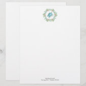 En-tête De Lettre Lettre de Noël Joyeux Papeterie Plage (Devant / Derrière)