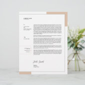 En-tête De Lettre Lettres professionnelles professionnelles (Debout devant)