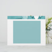 En-tête De Lettre Light Blue Marble Elegant Modern Pattern (Debout devant)