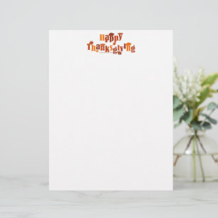 En-tête De Lettre L'illustration festive de Thanksgiving lumineuse d
