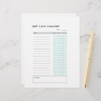 En-tête De Lettre liste de contrôle des autosoins