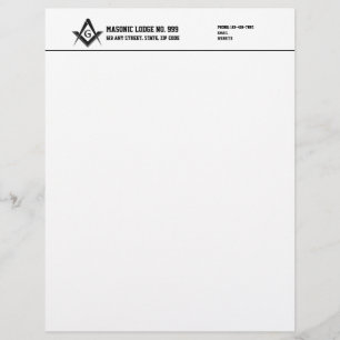 En-tête De Lettre Lodge Letterhead - Bold