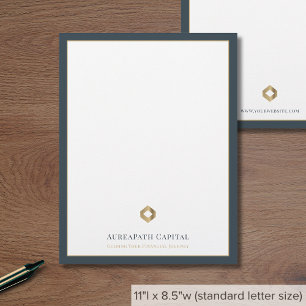 En-tête De Lettre Logo d'affaires Luxe moderne