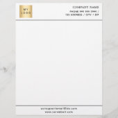 En-tête De Lettre Logo de l'entreprise (Devant)