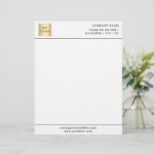 En-tête De Lettre Logo de l'entreprise (Debout devant)