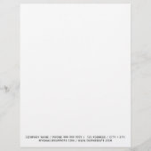 En-tête De Lettre Logo de l'entreprise (Dos)