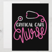 En-tête De Lettre Logo de l'infirmière infirmière infirmière infirmi (Devant / Derrière)