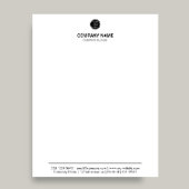 En-tête De Lettre Logo de marque Simple Business Professional