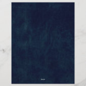 En-tête De Lettre Logo d'entreprise Monogramme Marine en cuir en-têt (Dos)