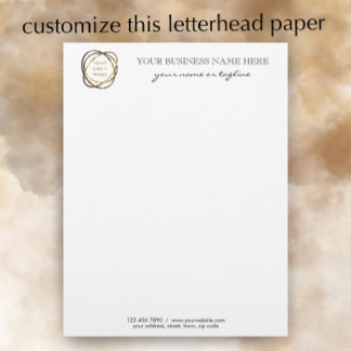 En-tête De Lettre Logo d'entreprise personnalisé élégant moderne noi