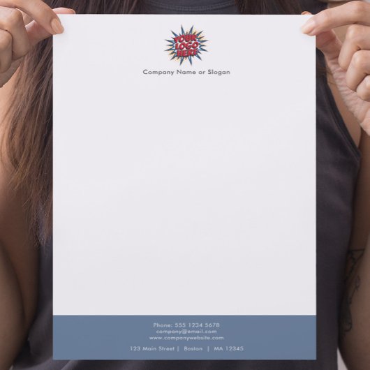 En-tête De Lettre Logo d'entreprise Télécharger Moderne Simple