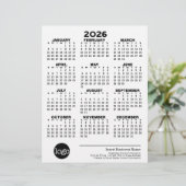 En-tête De Lettre Logo Office de base avec calendrier (Debout devant)