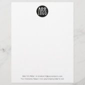 En-tête De Lettre Logo professionnel personnalisé Moderne Simple Pro (Devant)