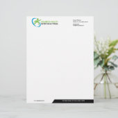 En-tête De Lettre Logo santé (Debout devant)