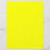 En-tête De Lettre Lumineux brillant Néon Jaune Moderne Design simple (Dos)