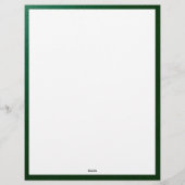 En-tête De Lettre Luxe sophistiqué (Dos)