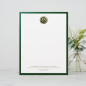 En-tête De Lettre Luxe sophistiqué (Debout devant)