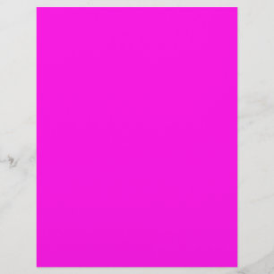 En-tête De Lettre Magenta brillant (couleur solide)