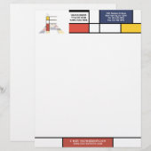 En-tête De Lettre Magnifique Monogramme D'Art Moderne. Lettre F (Devant / Derrière)