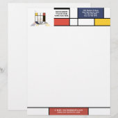 En-tête De Lettre Magnifique Monogramme D'Art Moderne. Lettre U (Devant / Derrière)