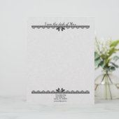 En-tête De Lettre Maïs chat cosmique (Debout devant)