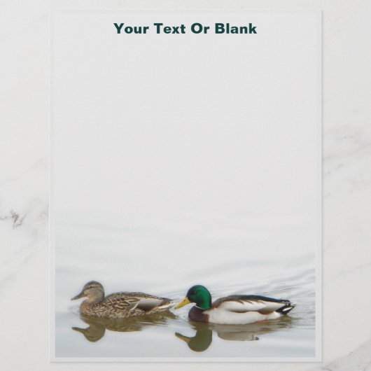 En-tête De Lettre Mallards (Devant)