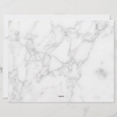 En-tête De Lettre Marbre Blanc (Dos)