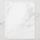 En-tête De Lettre Marbre Blanc (Devant)