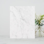 En-tête De Lettre Marbre Blanc (Debout devant)