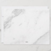 En-tête De Lettre Marbre Blanc (Dos)