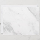 En-tête De Lettre Marbre Blanc (Dos)